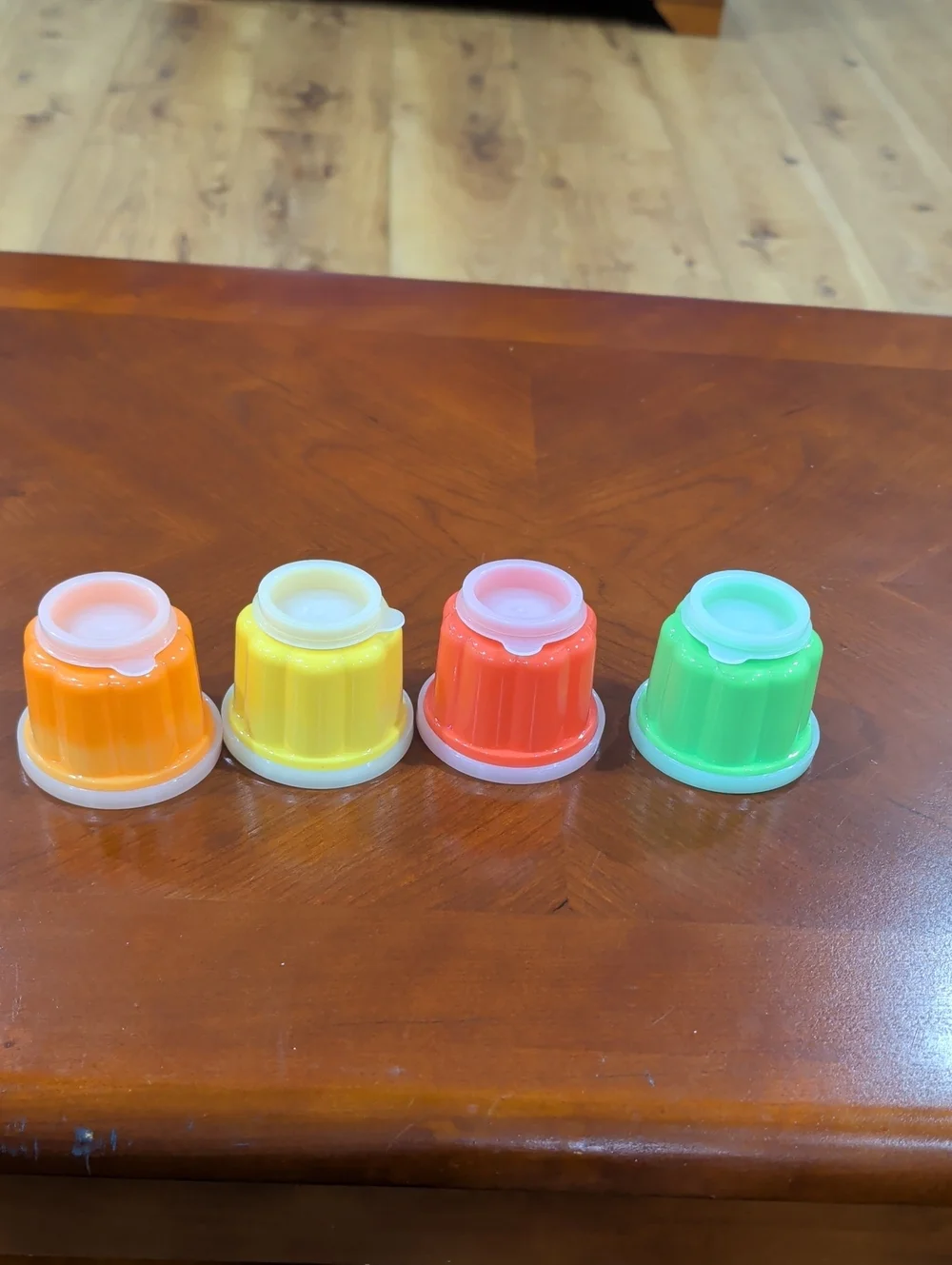 Vintage Tupperware mini gelatin molds